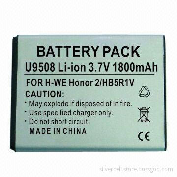Li-ion Battery for Huawei U9508, with 1,800mAh Capacity